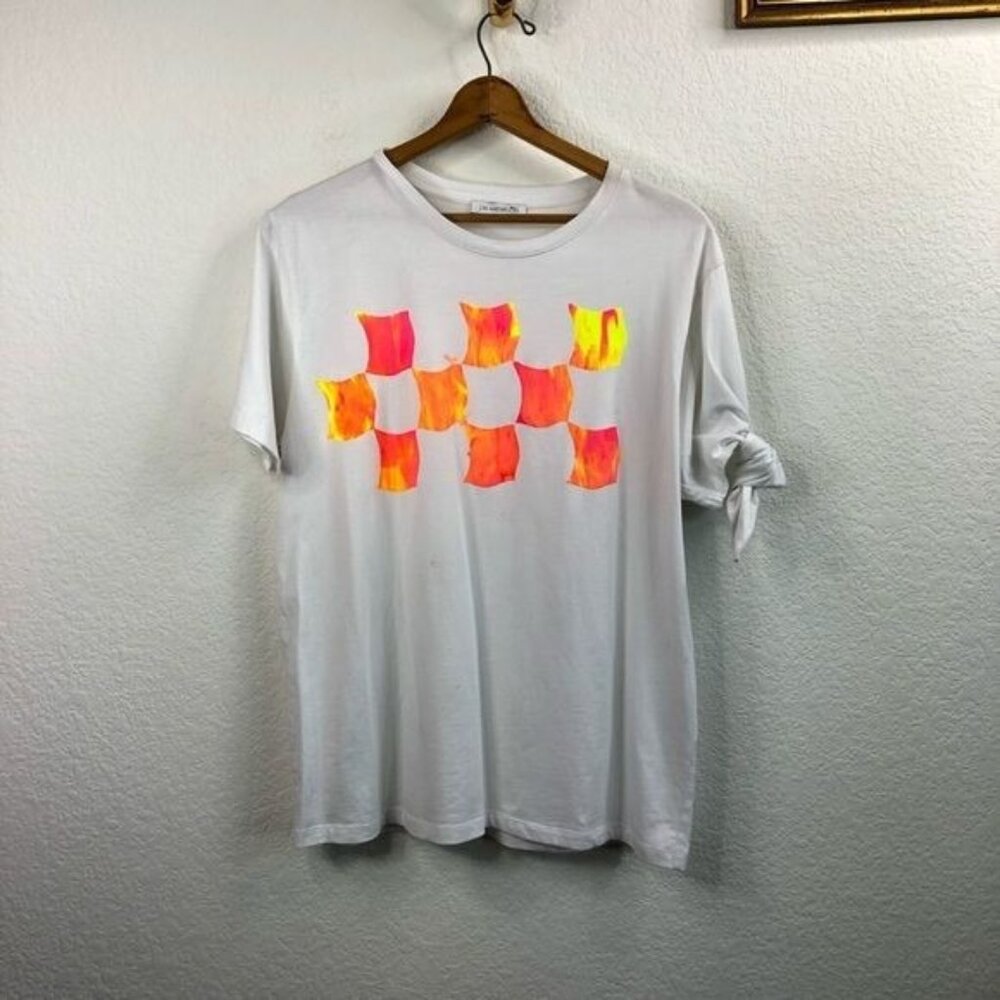 JW Anderson Knot Detail Graphic Tee Tie Men's